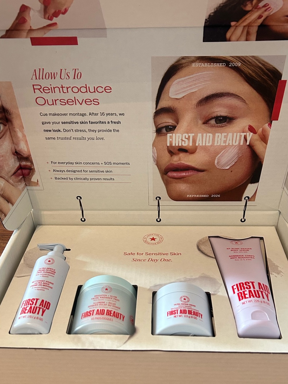 First aid beauty skin care full size bundle